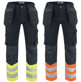 Darba bikses PROJOB 6530 ar HI-VIS elementiem