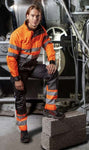 Darba bikses PROJOB 6530 ar HI-VIS elementiem